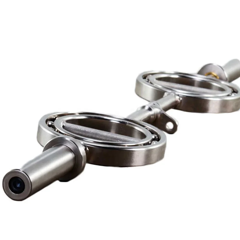 Barbell Curl Bar - Fitness Weight Lifting Barbell Powerlifting Bar