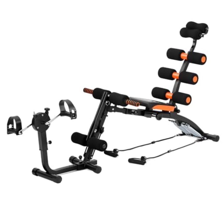 Home Gym Leg Machine - Abdominal Workout Bench Adjustable Sit-Up Machine