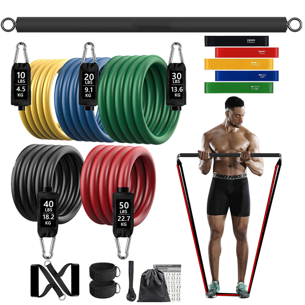 Home Gym Garden - 150lb Fitness Booty Resistance Elastic Band
