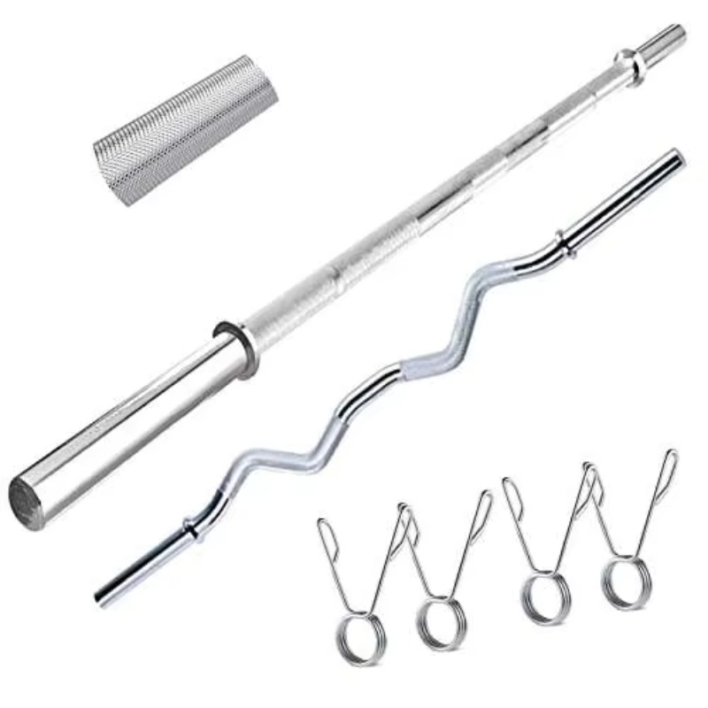 Professional 1.5M Gym Quality  - đánh giá và giá Barbell Curl Bar