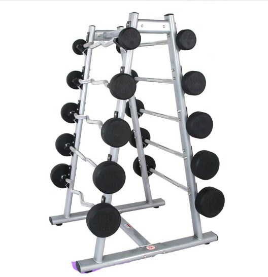 Fixed Barbell Storage Rack Chi - đánh giá và giá Barbell Curl Bar