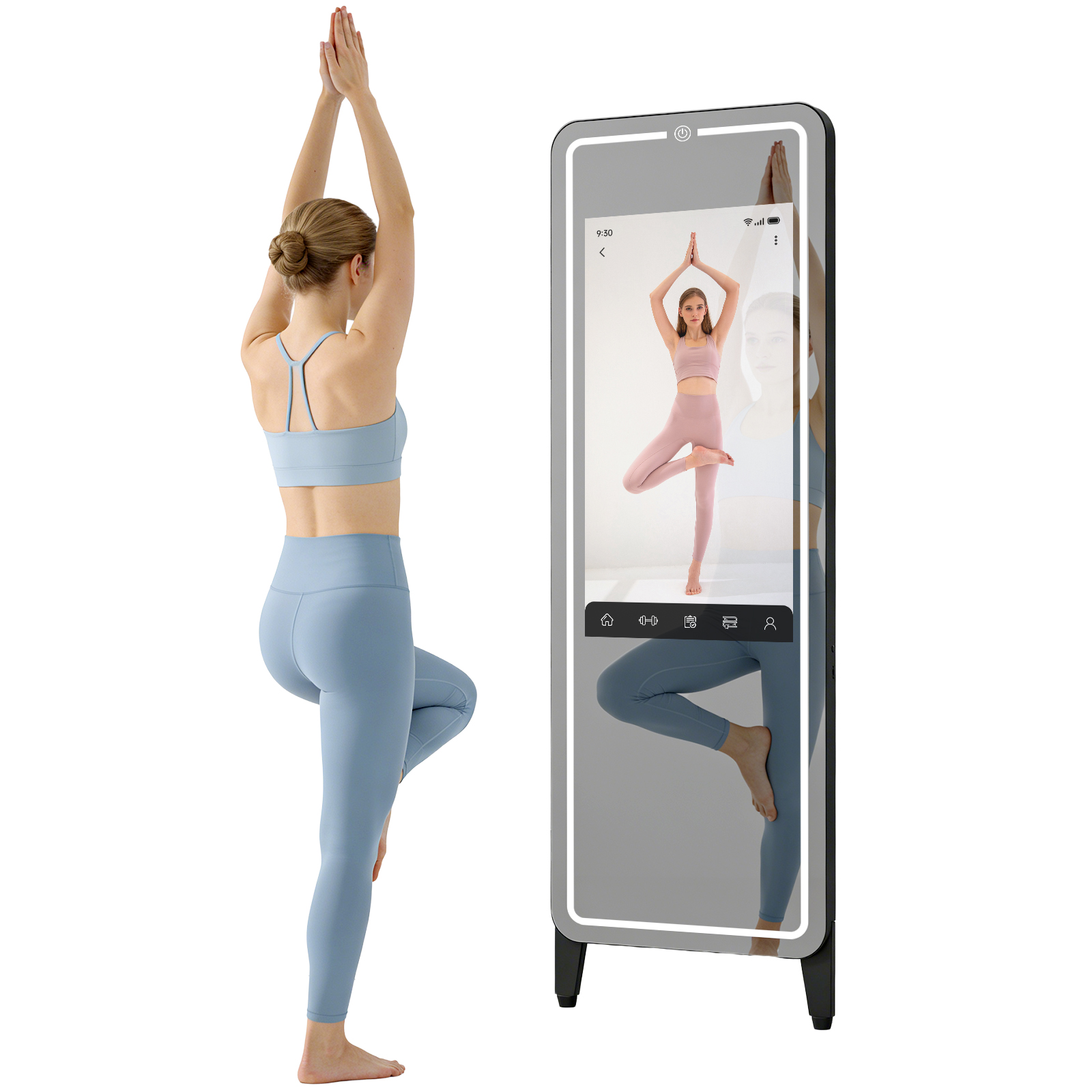 Smart Gym Mirror for Home Work - đánh giá và giá Home Gym Video
