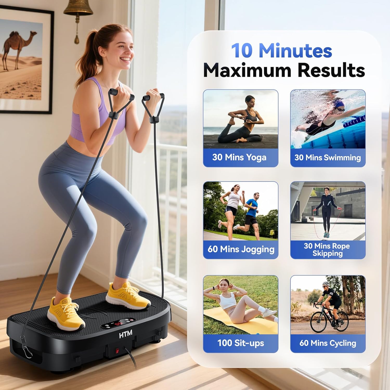 Vibration Plate Fat Burning Fi - đánh giá và giá Home Gym Garden