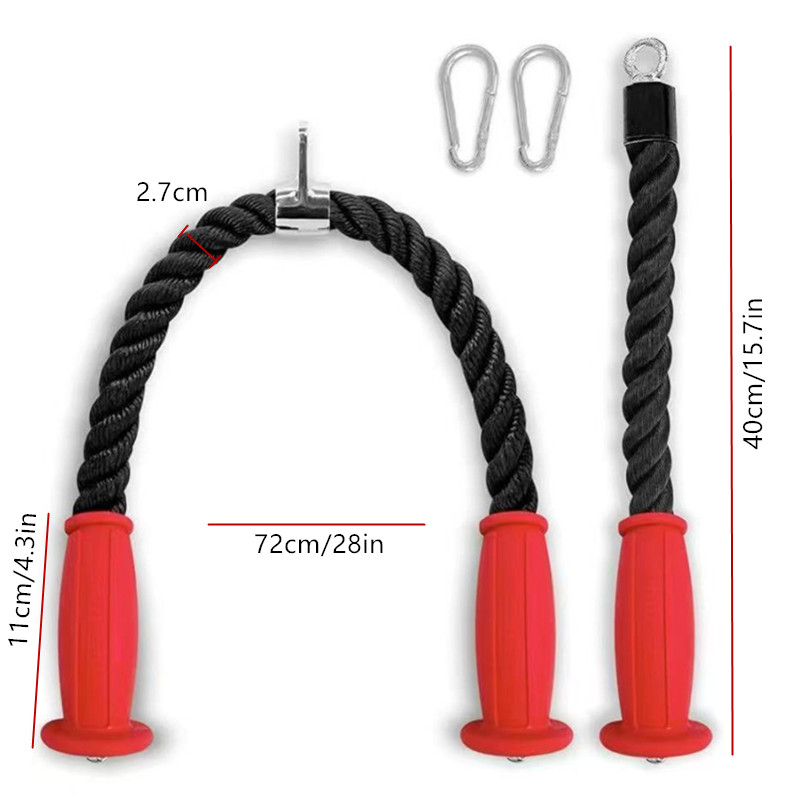 Ergonomic Tricep Ropes Non-Sli - đánh giá và giá Home Gym Garden