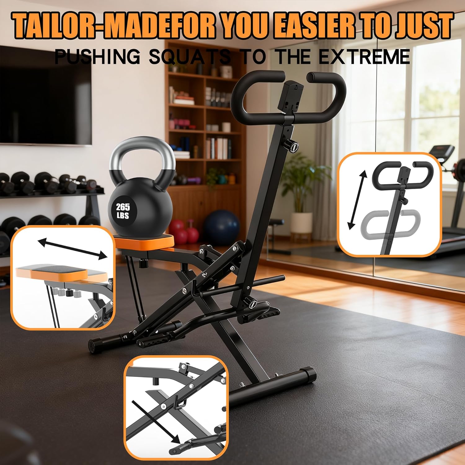 Squat Machine For Home, Assist - đánh giá và giá Home Gym Leg Machine