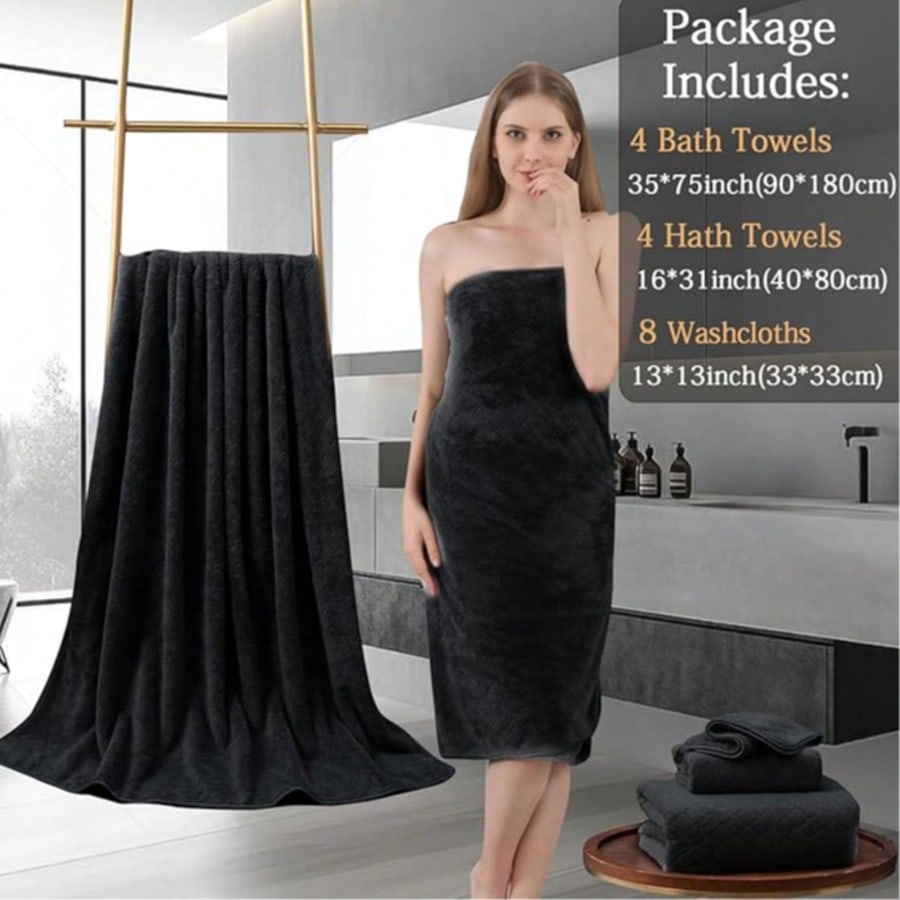 Oversized Bath Towel Set Luxur - đánh giá và giá Home Gym Luxury