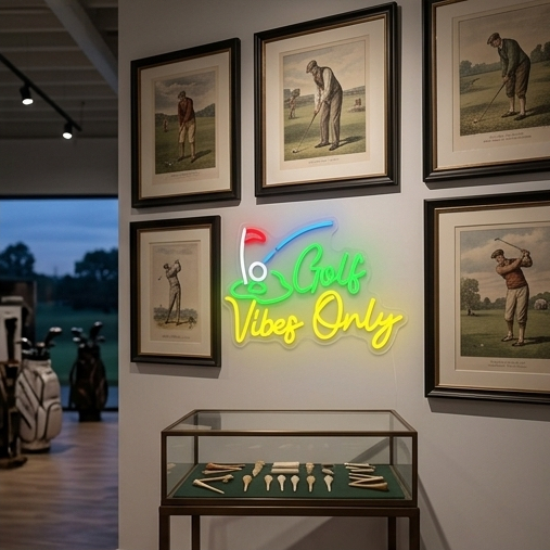Golf Vibes Only Neon Sign – US - đánh giá và giá Home Gym Vibes