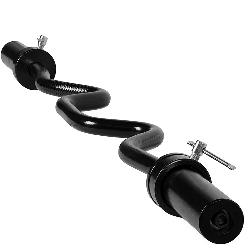 New Product Fitness Steel Curv - đánh giá và giá Barbell Curl Bar